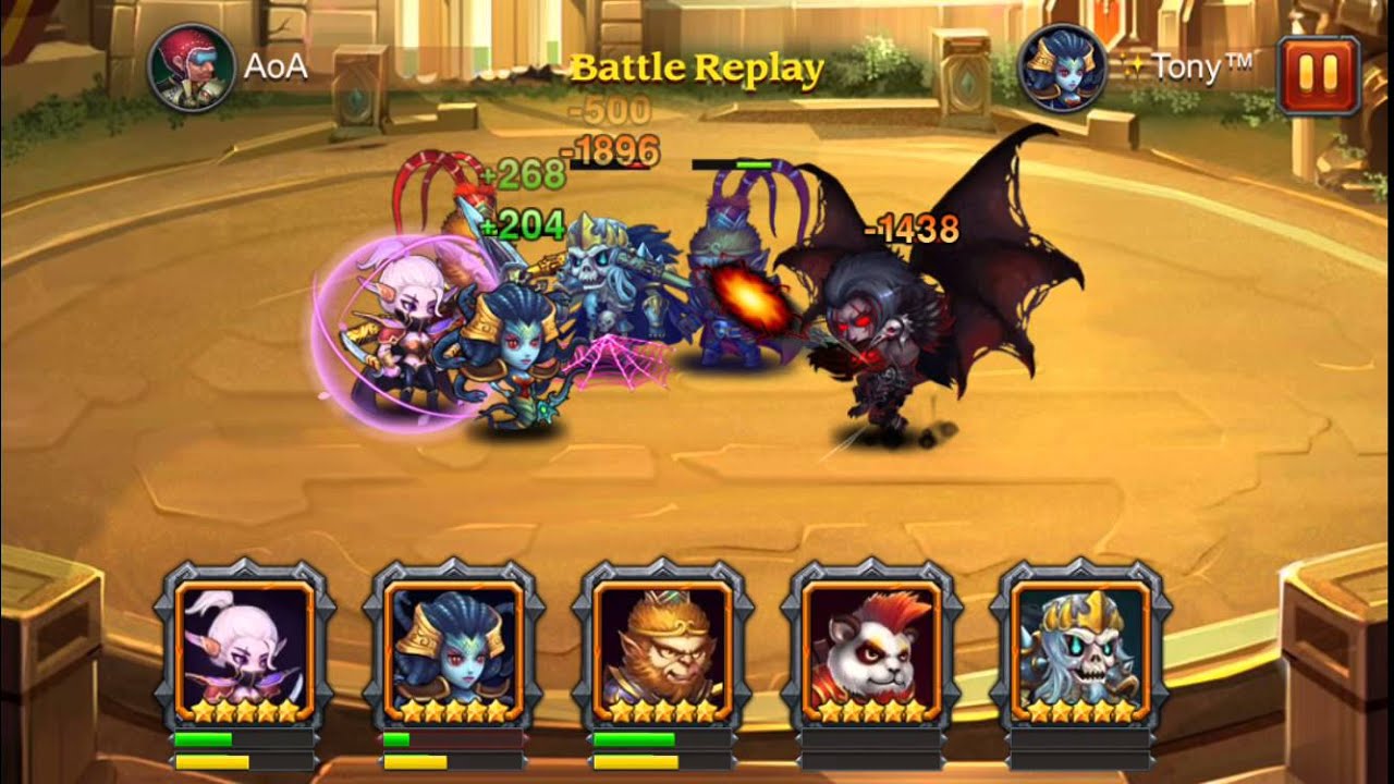 Heroes Charge LV 90 Fallen Dominion Must have Hero in Arena