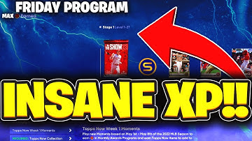 Pre-Load MILLIONS Of XP For NEW Program! | MLB The Show 22 FASTEST Way To Complete New Program!