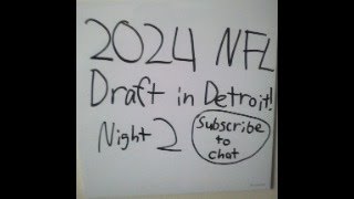 2024 NFL Draft in Detroit | Day 2 Live Reaction (Subscribe to Chat)