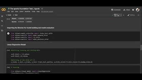 The Sparks Foundation Task 1 Supervised Machine Learning