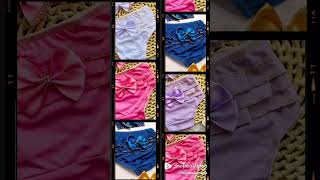 Kit Infantil Com Calcinha Bunda Rica E Faixa De Cabelo