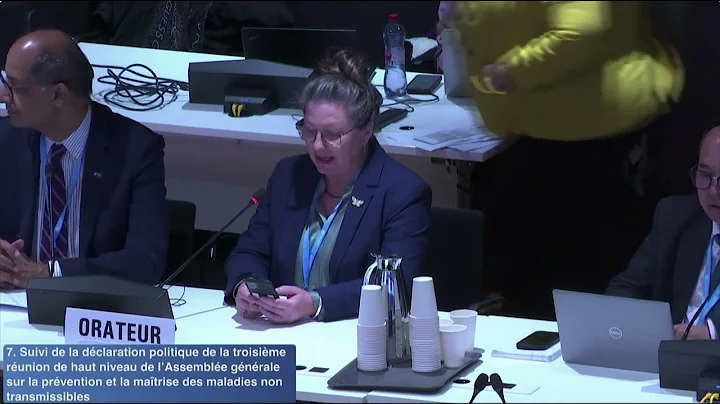 Statement on Prevention and control of NCDs | Executive Board Meeting of the World Health Assembly