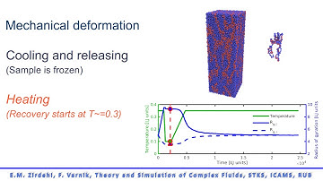 Simulation of shape-memory polymers
