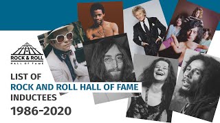 Rock and Roll Hall of Fame inductees 19862020 (FULL List)