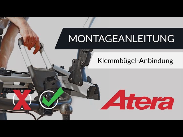 Atera Klemmbügel-Anbindung zur Montage auf der Anhängerkupplung 