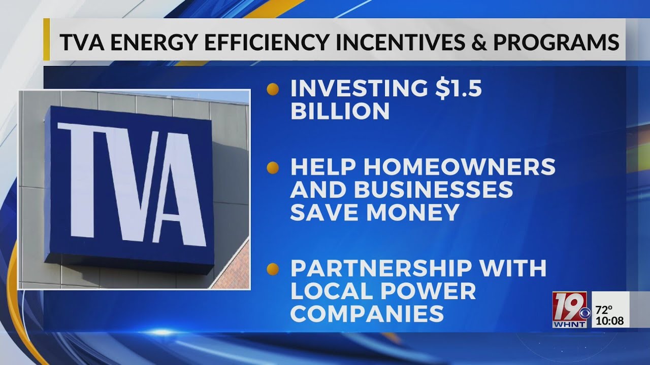 TVA Announces Energy Efficiency Incentives, Rebates | Oct. 2, 2023 | News 19 at 10 p.m.