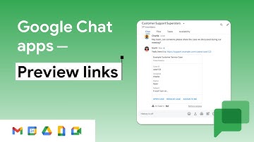 Google Chat apps - Preview links
