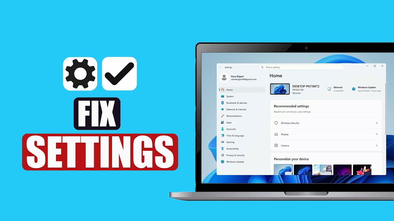 How To Fix Settings Not Opening in Windows 11 | Settings App Not ...