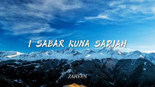 ZAHEEN - I SABAR KUNA SADJAH (COVER)