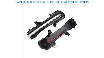 LED Turn Signal Light Dynamic Side Wing Mirror Indicator Blinker For Nissan Kicks P15 Sylphy Note