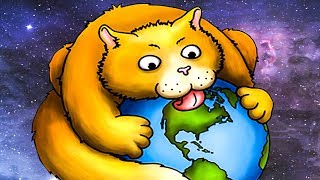 Суровый КОТИК РОБОТ съел город. ИГРА Tasty Planet Forever #1 на Игрули TV