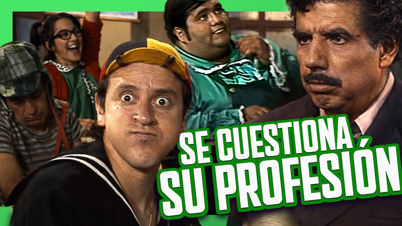 El Profesor Jirafales se frustra con sus alumnos