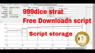Free Dicebot script v4 playing 999dice - Profit in quick short term - Check description Profile