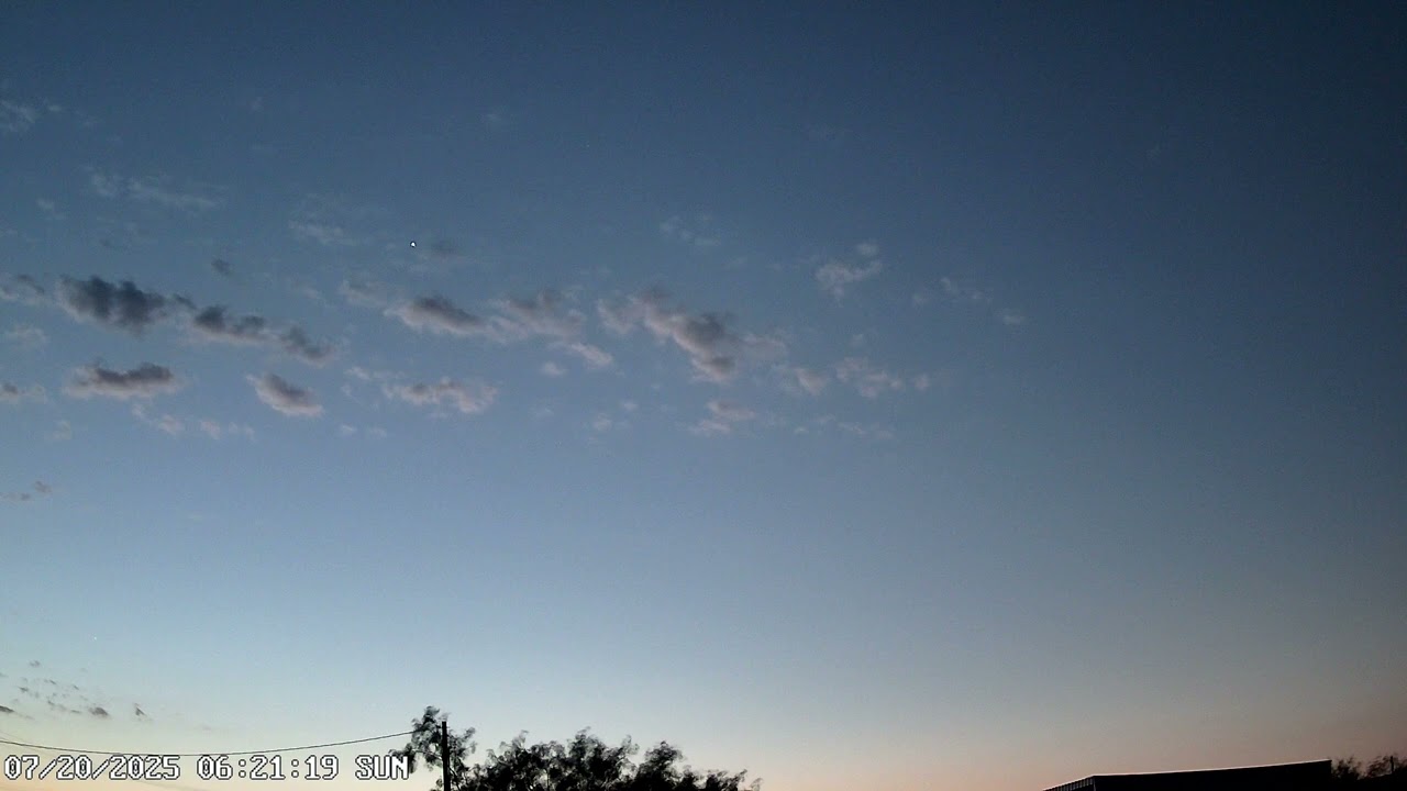 07/20/2025 Sunrise - Lake Alan Henry Weather - Texas