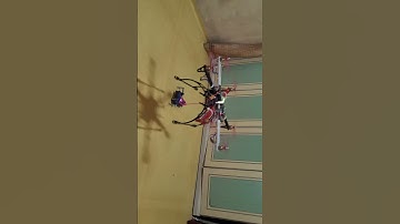 DIY hexa drone indoor flight test1 using stm32f411ceu6. (takeoff test before outdoor flight)