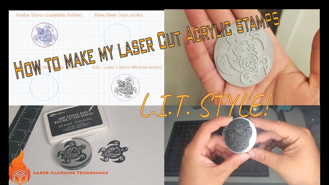 Laser Engraving Leather Debossing Stamps With MDF and Acrylic : 12 Steps  (with Pictures) - Instructables