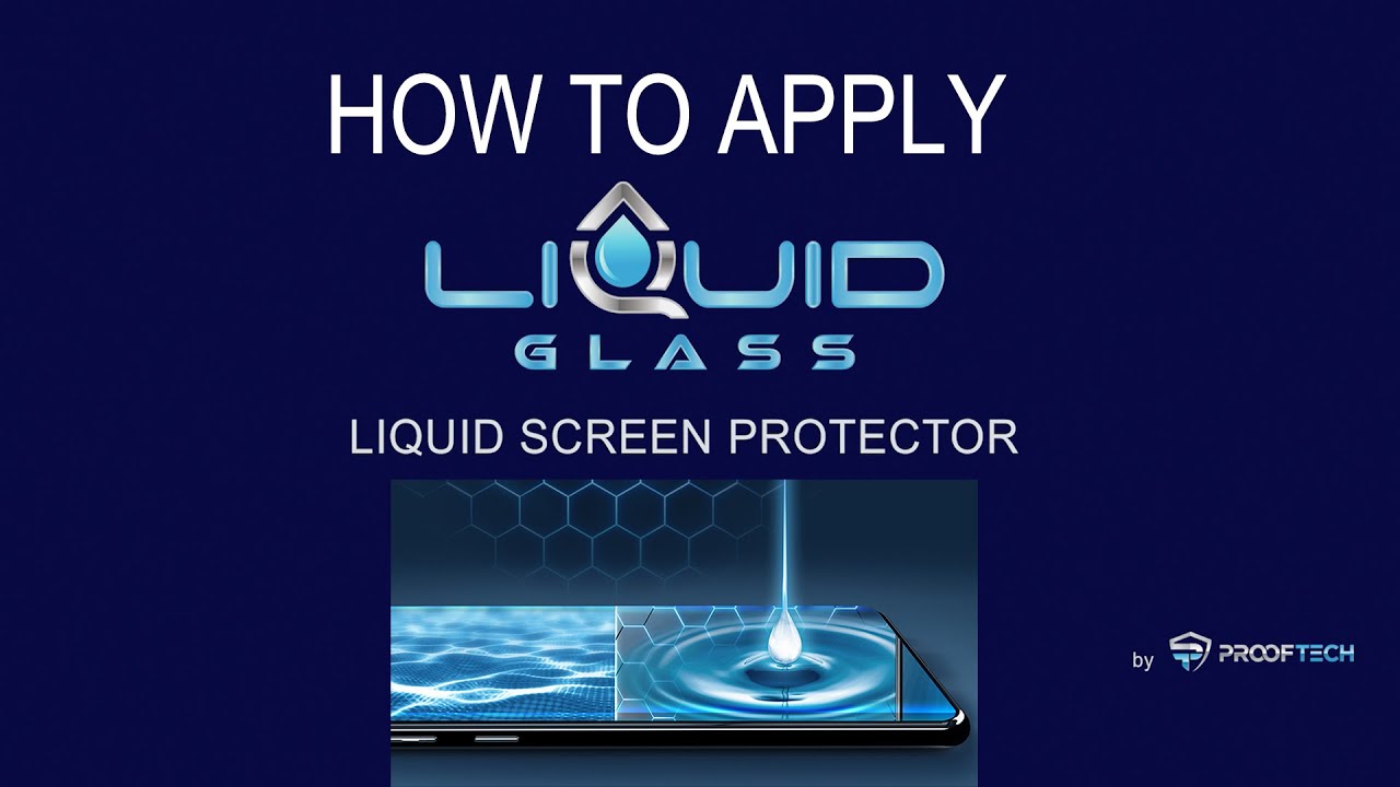 How To Install Liquid Glass Screen Protector - Wipe Version - YouTube