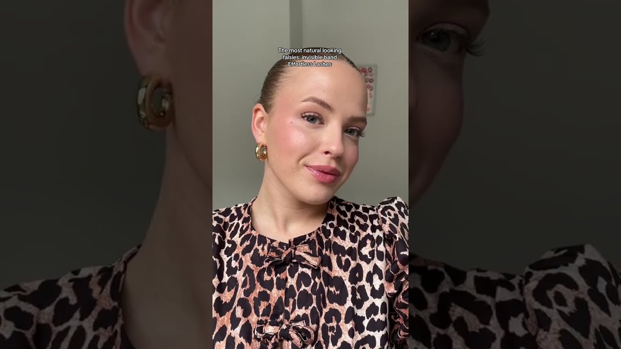 Natural Clear-Band Lashes: Effortless Invisible Try-On