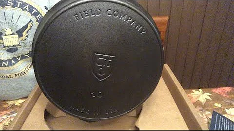 Field Company No 10 Cast Iron Skillet Unboxing. Factory Seconds Sale. #castironskillet #castironpan