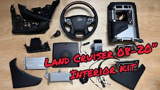 Land Cruiser LC200 2008 to 2021 and 2023 INTERIOR KIT CONVERSION