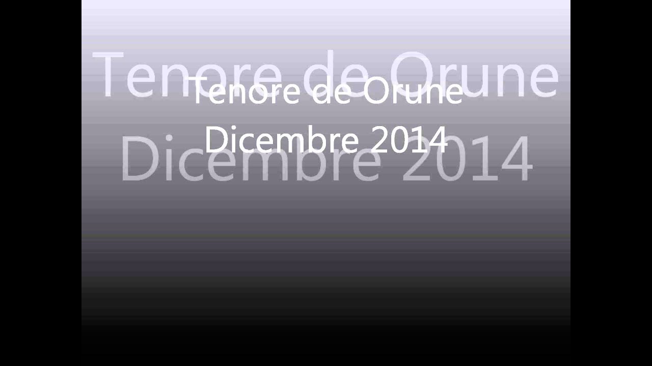 Tenore di Orune ( Dicembre 2014 )