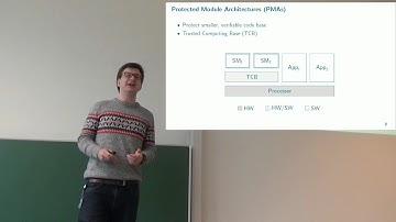 COSIC seminar - Hardware-based Trusted Computing Architectures For Isolation And Attestation (Maene)