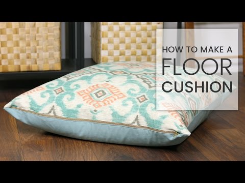 How To Make A Floor Cushion Youtube