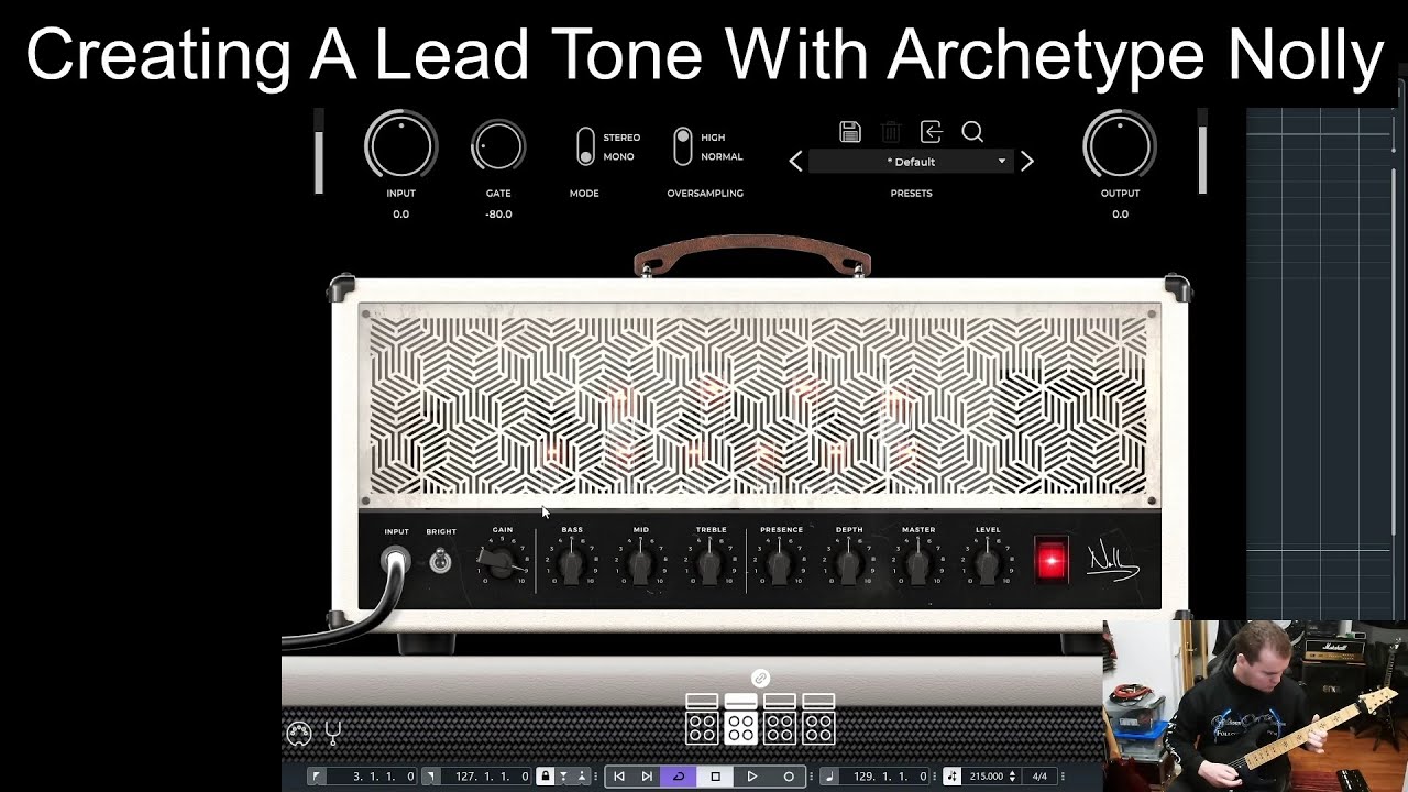 Creating A Lead Guitar Tone With Archetype Nolly From Neural DSP YouTube