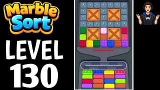 Marble Sort Level 130 Full Walkthrough Solution|Marble Sort - Color puzzle Gameplay