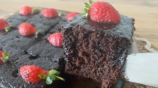 طرز تهیه کیک خیس شکلاتی بسیار خوشمزه و بی نظیر  | Rezept Chocolate Cake lecker und einfach