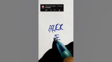"ALEX" name logo mark for viewers demand 😉💗#namelogodesign #trending #logodesign #shortvideo