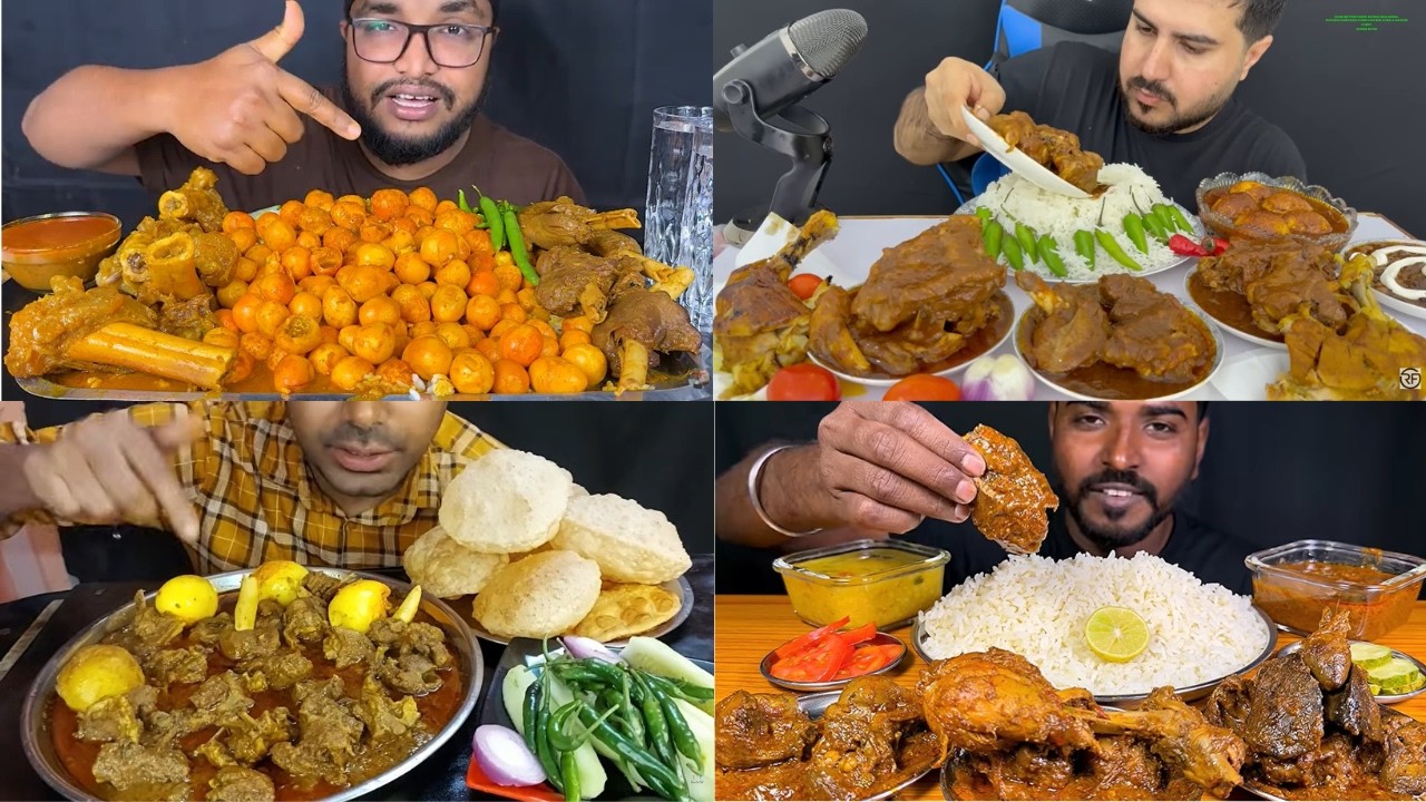 HUGE MUTTON CURRY EATING CHALLENGE,CHICKEN CURRY,EGG CURRY,CHICKEN LIVER & GIZZARD CURRY,EATING SHOW