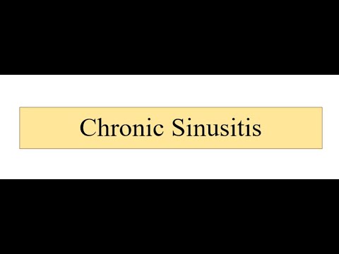 Video: Razlika Med Sinusitisom In Rinosinusitisom