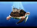 Photoshop Tutorial:God beast turtle and dreamy castle