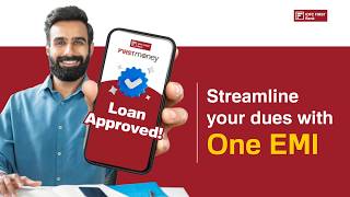 How to streamline your loan repayments with a single EMI | IDFC FIRST Bank