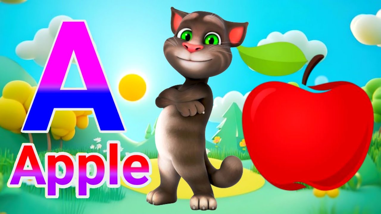 A for Apple B for Ball C for Cat D For Dog Learning Tv Phonics Song A ...