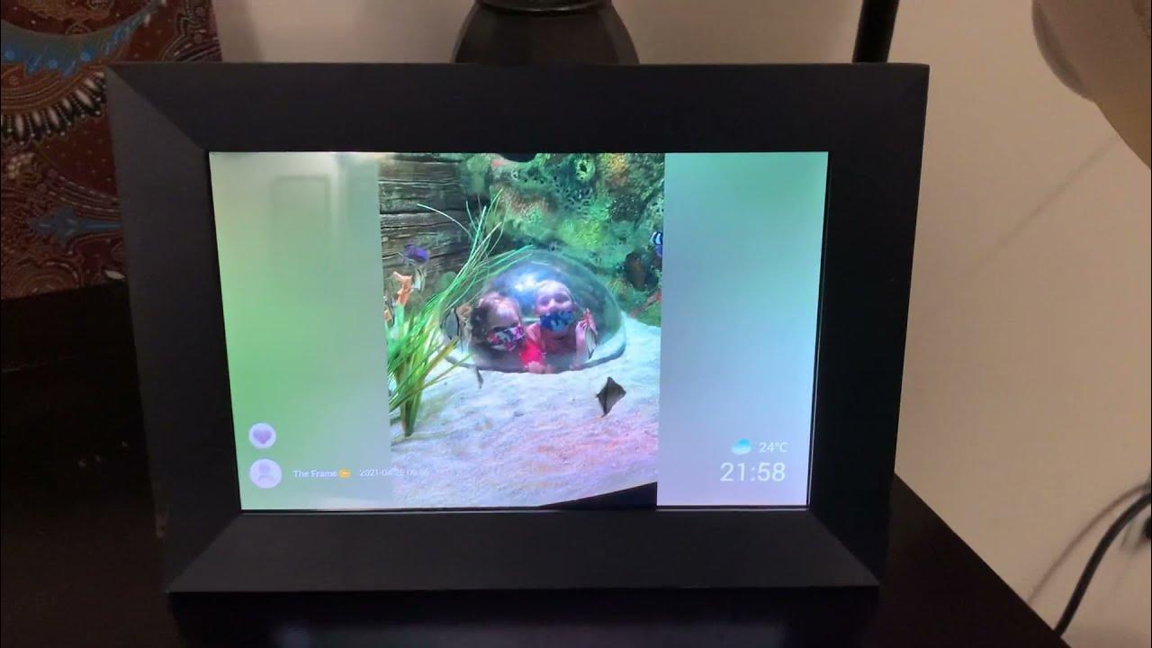 Hyjoy WiFi Digital Picture Frame 8 Inch Smart Digital Photo Frame