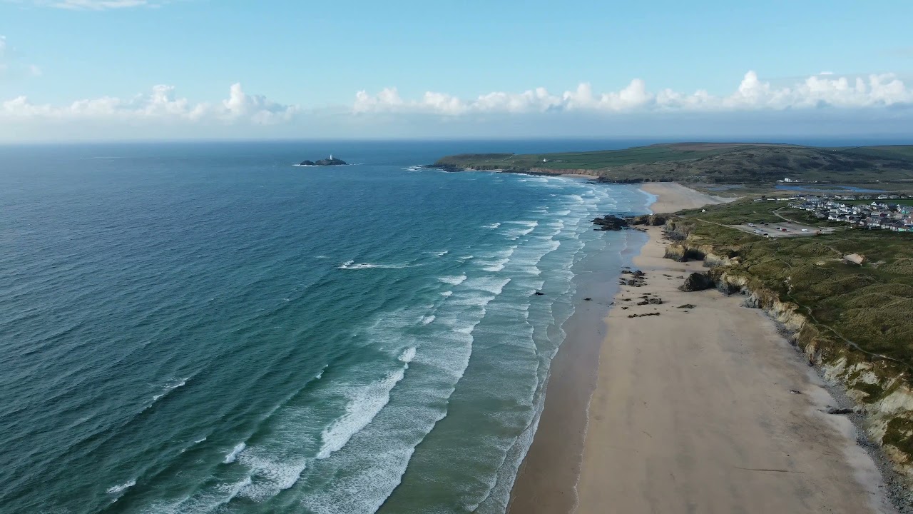 Hayle towans from above
