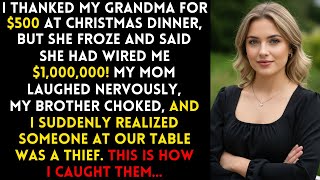 Download Lagu At Christmas dinner I thanked my grandma for $500—she froze and said she wired $1,000,000, Why... MP3
