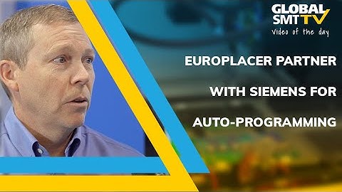 Europlacer partner with Siemens for auto-programming