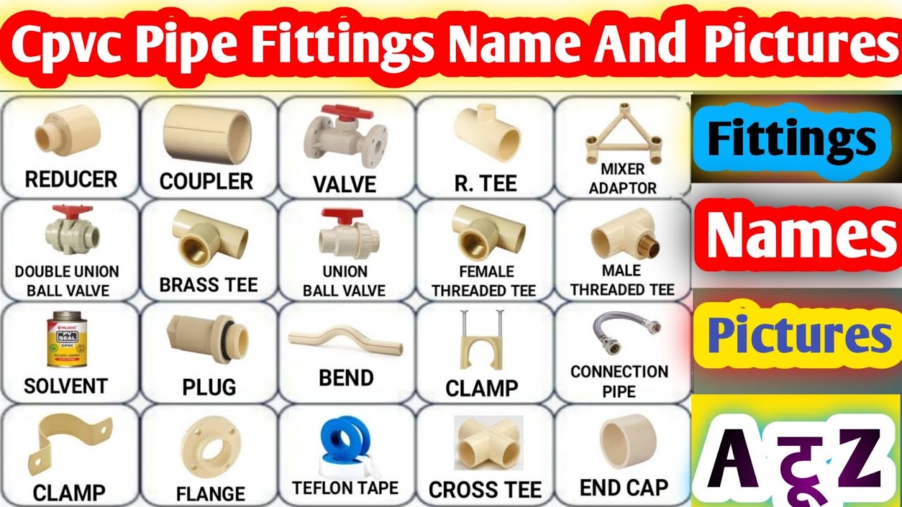 Cpvc Pipe Fittings Cpvc Pipe Fitting Name In Hindi Plumbing