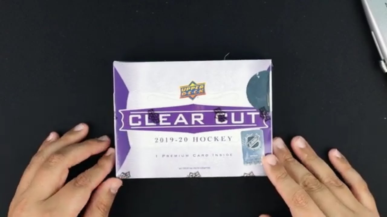 2019-20 Upper Deck Clear Cut Hockey Box Break