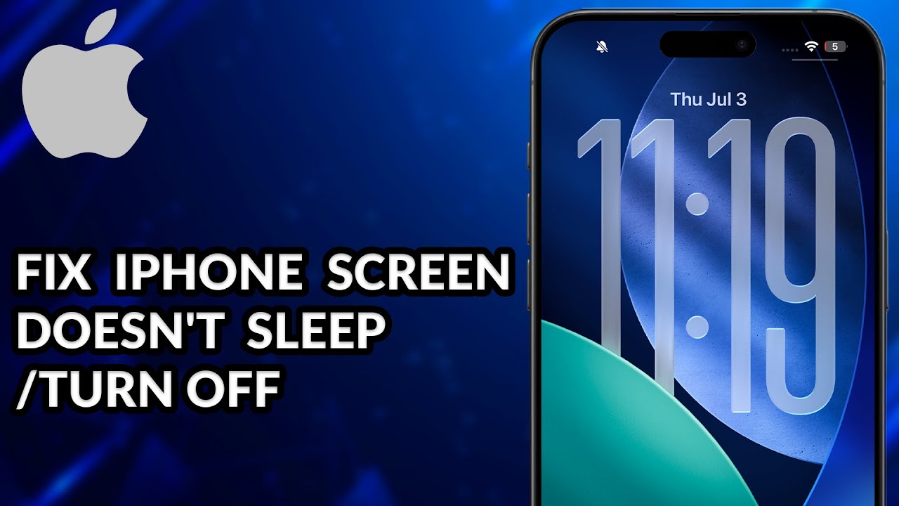 How To Fix iPhone Screen Doesn't Sleep/Turn Off