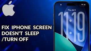 How To Fix iPhone Screen Doesn't Sleep/Turn Off