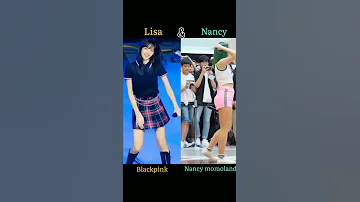 Blackpink Vs Momoland who did it better lisa vs nancy crazy🥵 dance  Competition #shorts#video#status
