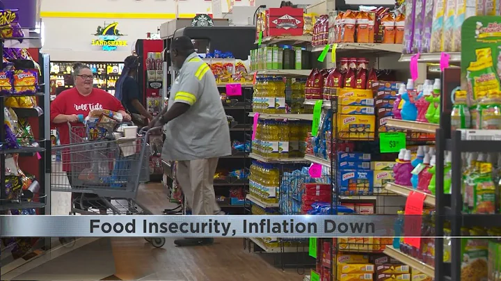 Food insecurity, inflation down