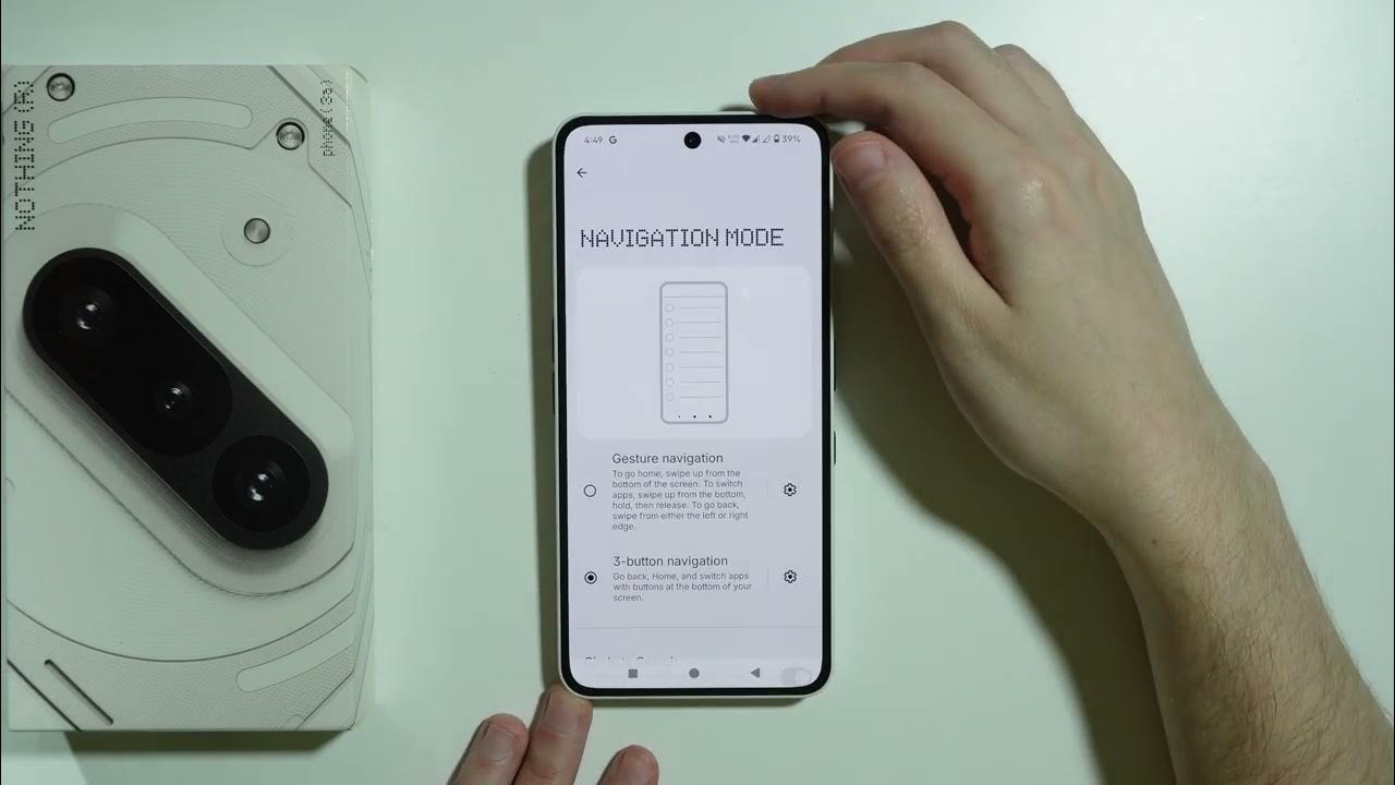 Nothing Phone 3a/3a Pro: How to Fix Disabled One Handed Mode - YouTube