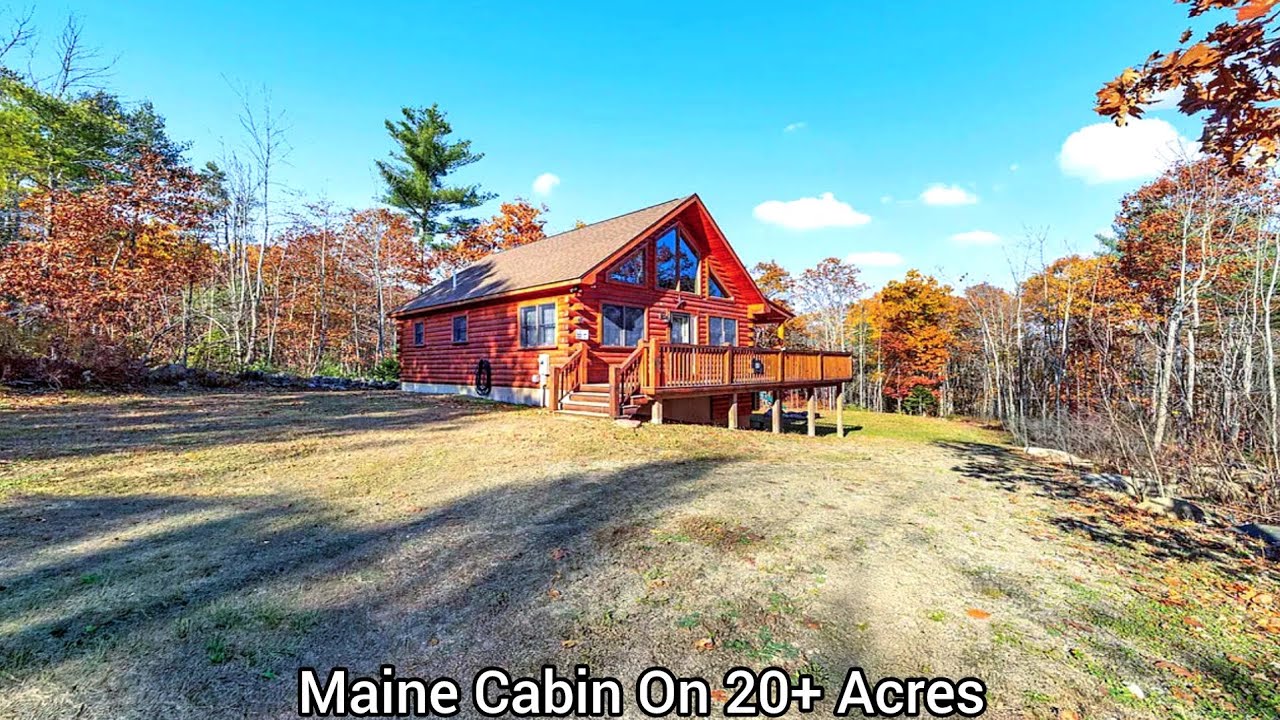 Домики в Мэне на 20 акрах | Недвижимость штата Мэн | Озеро | Инвестиции в старые дома | Продажа д...