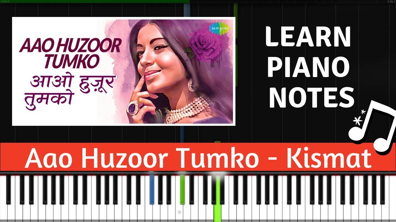 Aao Huzoor Tumko Sitaro Me Le Chalu - Piano Tutorial ( Kismat )