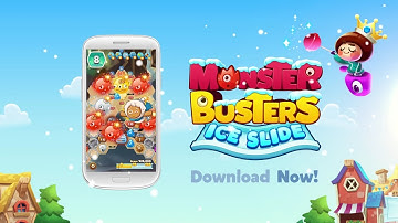 Monster Busters: Ice Slide - Match 3 - first play review!